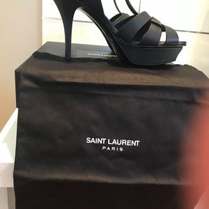 Yves Saint Laurent Blk Tribute Shoes